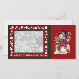 Weihnachts-Fotokarte Feiertagskarte