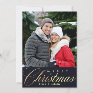 Weihnachts-Fotokarte Feiertagskarte