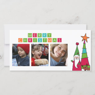 Weihnachts-Fotokarte Feiertagskarte