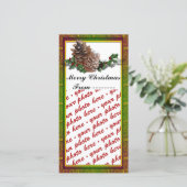 Weihnachts-Fotokarte oder Foto-Geschenk-Tag Feiertagskarte (Stehend Vorderseite)