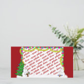 Weihnachts-Fotokarte oder Foto-Geschenk-Tag Feiertagskarte (Stehend Vorderseite)
