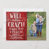 Weihnachts-Fotokarte, Weihnachtskarte, Funny, 2020 Einladung (Vorderseite)