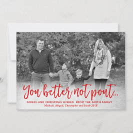 Weihnachts-Fotokarte, Weihnachtskarte, Funny Feiertagskarte