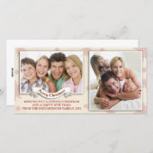 Weihnachts-Fotokarten Feiertagskarte (Vorne/Hinten)