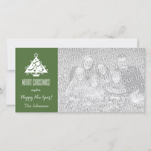 Weihnachts-Fotokarten mit individuellem Holiday-Gr Feiertagskarte