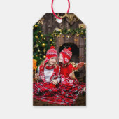 Weihnachts-Fotovorlage Geschenk-Tags Geschenkanhänger (Vorderseite)