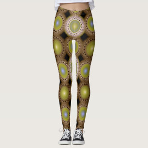 Weihnachts-Fraktal Leggings