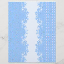 Weihnachts-Fraktal-Pastellblau-Scrapbook-Papier