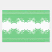 Weihnachts-Fraktal Rot Grün Blau Geschenkpapier Set (Vorderseite 2)