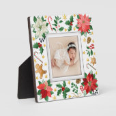 Weihnachts-Frameless-Familie Foto Easel Zurück Fotoplatte (Vorderseite)