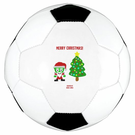 Weihnachts-FrankenCheese-Fußball-Ball Fußball (Vorderseite)
