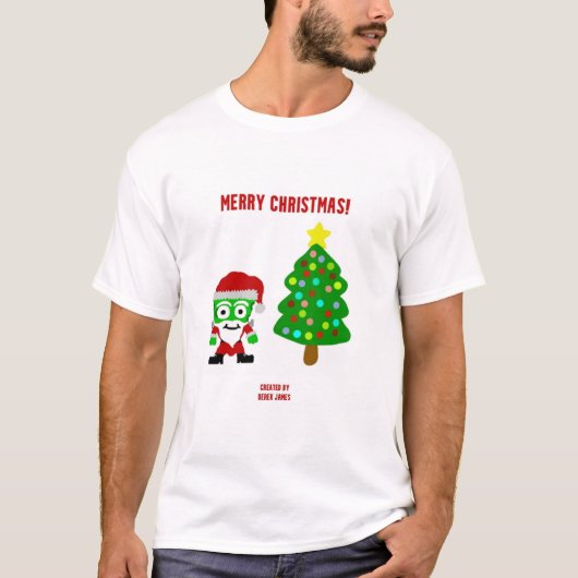 Weihnachts-FrankenCheese Men's White Basic T Shirt (Vorderseite)