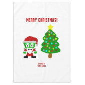 Weihnachts-FrankenCheese Tablecloth Tischdecke (Vorderseite)