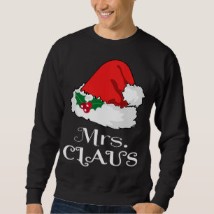 Weihnachts Frau Claus Matching Pajama Weihnachtsma Sweatshirt