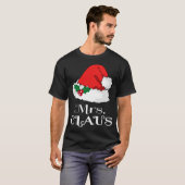 Weihnachts Frau Claus Matching Pajama Weihnachtsma T-Shirt (Vorne ganz)