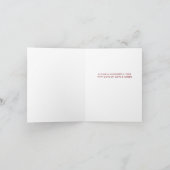 Weihnachts-Freude-Kardinal mit kleiner Vogel auf d (Innenseite)