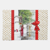 Weihnachts-Freude und Foto Handtuch (Horizontal)