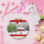 Weihnachts-Freude und Foto Pappteller (Party)