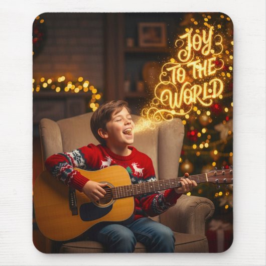 WEIHNACHTS-FREUDEN-THEMEN-SINGENDE KINDER MOUSEPAD (Vorne)