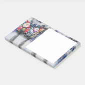 Weihnachts-Freunde Spaß Malerei Post-it Klebezettel (angewinkelt)