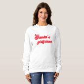 Weihnachts-Freundin lustiges Weihnachts-T-Shirt Sweatshirt (Vorne ganz)