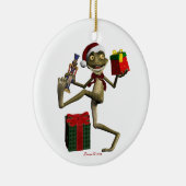 Weihnachts-Frog-Hoppy-Feiertage Weihnachtsschmuck (Rechts)