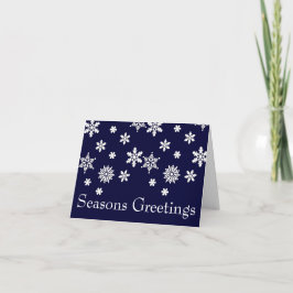 Weihnachts-Frohe Festtage Weihnachts-Blau Feiertagskarte