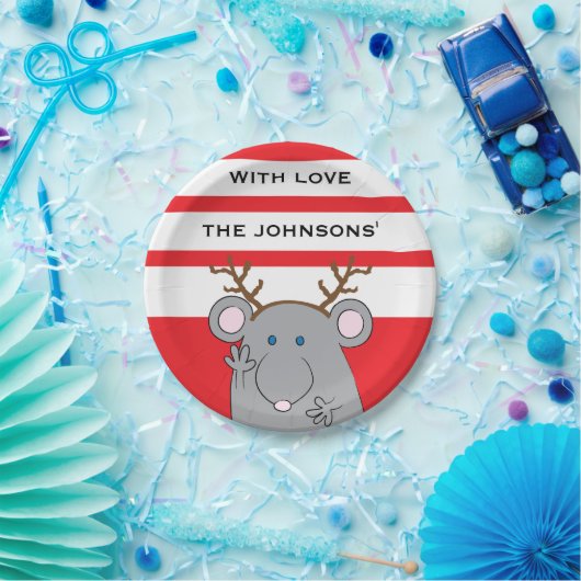 Weihnachts frohe Weihnachtszeitschriften-Teller Pappteller (Party)