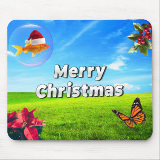 Weihnachts- Frutiger Aero-Mauspad Mousepad