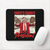 Weihnachts-FuE-Präsident Trump 2024 Mousepad (Mit Mouse)