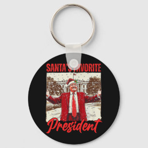 Weihnachts-FuE-Präsident Trump 2024 Schlüsselanhänger