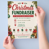 Weihnachts-Fundraiser-Flyer Flyer (Hand)