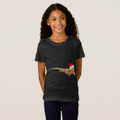 Weihnachts Funny Bearded Dragon T-Shirt (Vorne ganz)