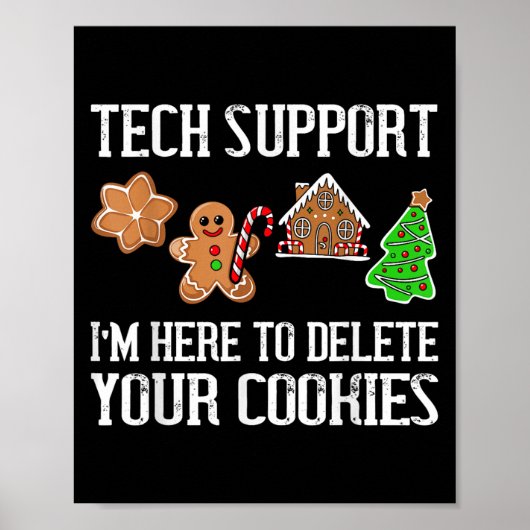 Weihnachts Funny Cookies Pajamas Xmas für Männer F Poster (Vorne)