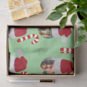 Weihnachts Funny Family Foto Weihnachtsmannmützen Seidenpapier (Geschenk)