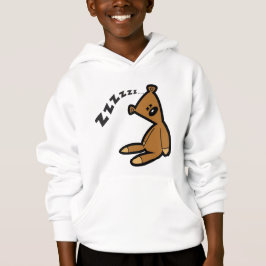 Weihnachts Funny Teddy Bär Schlafmodus Hoodie