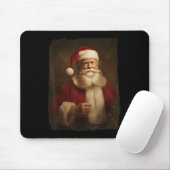 Weihnachts Funny Trump Weihnachtsklaus Retro Vinta Mousepad (Mit Mouse)