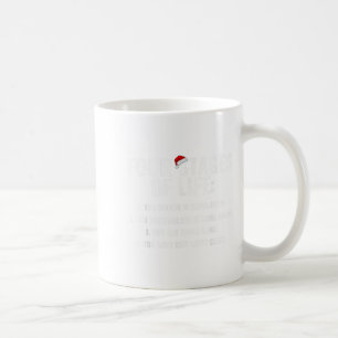 Weihnachts Funny vier Bühnen Leben Weihnachtsmann Kaffeetasse