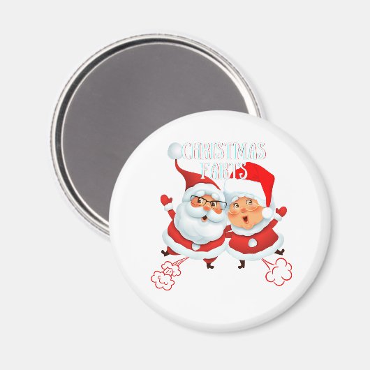 Weihnachts-Furzen Magnet (Vorderseite/Rückseite)