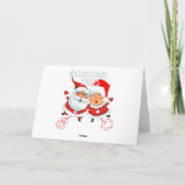 Weihnachts-Furzen Weihnachten & Klause Karte (Rückseite)