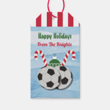 Weihnachts-Fußball Candy Cane Geschenktasten