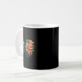 Weihnachts-Fußball-Drip-US-Flagge-Eiscreme-D Kaffeetasse (Vorderseite Links)