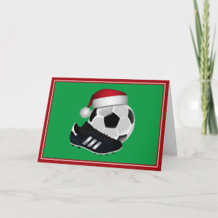 Weihnachts-Fußball Feiertagskarte