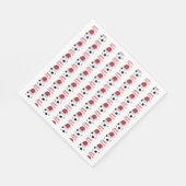 Weihnachts-Fußball-Fußball-Sommerurlaub Serviette (Ecke)