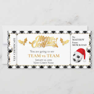 Weihnachts-Fußball-Ticket, Überraschungsgutschein