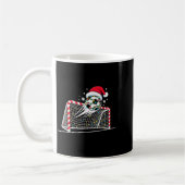 Weihnachts-Fußball-Tor-Ball-Lichter Santa Xmas Kin Kaffeetasse (Links)