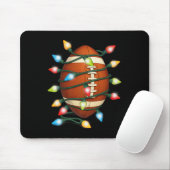 Weihnachts Fußball Weihnachtsball WeihnachtsLICHT Mousepad (Mit Mouse)