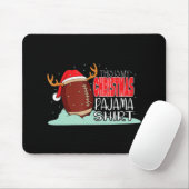 Weihnachts Fußball Weihnachtsmannmütze Spaß Sport Mousepad (Mit Mouse)