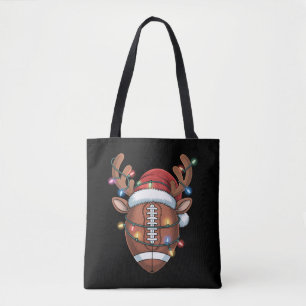 Weihnachts-Fußballliebhaber-Santa-Hut-Sport-Weihna Tasche