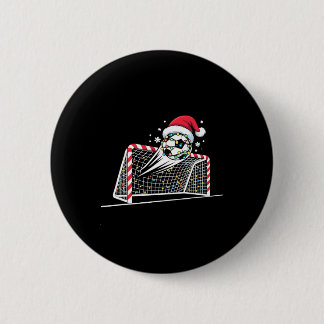 Weihnachts-Fußballtor Ll Lichter Santa Xmas Kinder Button